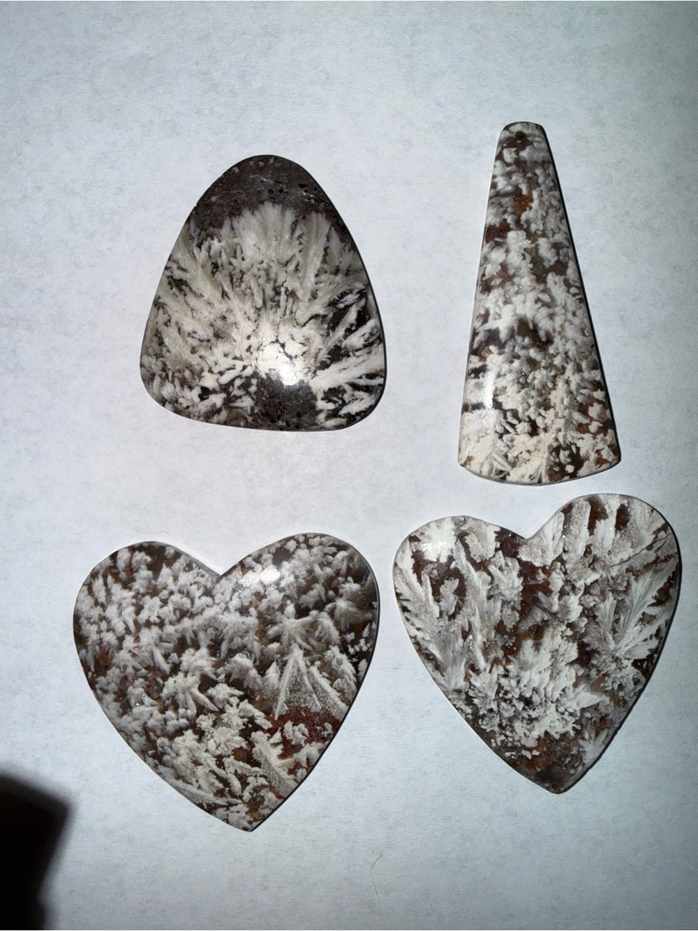 Cabochons. Assorted shapes  Gemstone Collection - Multicolor Agates and Jaspers - Picture 14 of 16